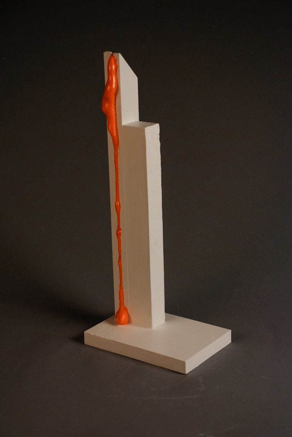 Foamal Study #3, wood, acrylic, and expanding foam by Ryan Erickson