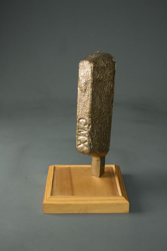Quarter Ingot, bronze by Ryan Erickson