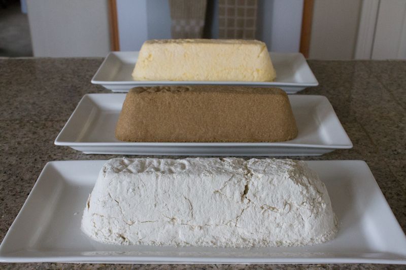 Baking Ingots, flour, brown sugar, and butter by Ryan Erickson