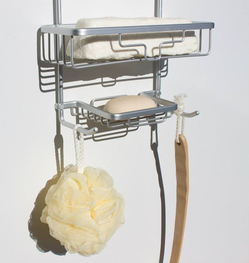 Shower Ingot (detail), ivory soap and found objects by Ryan Erickson