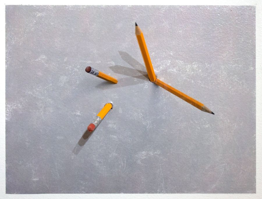 Pencil Pusher #1, pencil and image transfer by Ryan Erickson
