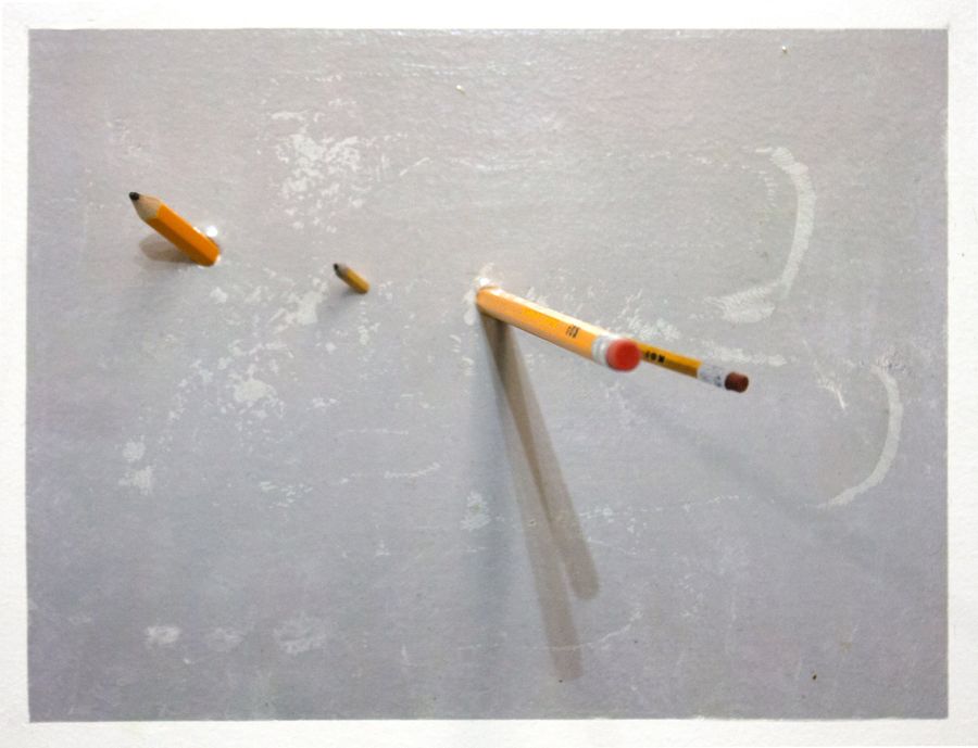 Pencil Pusher #2, pencil and image transfer by Ryan Erickson
