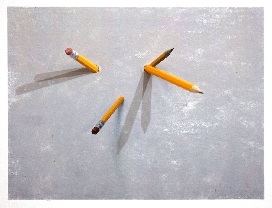 Pencil Pusher #4, pencil and image transfer by Ryan Erickson