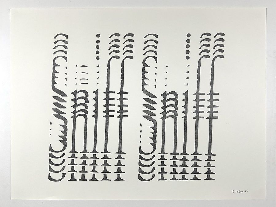 Sniff Sniff, pencil on paper by Ryan Erickson
