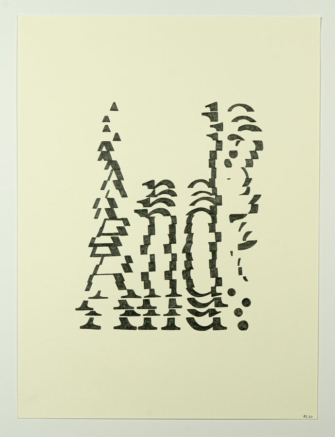 And?, pencil on paper by Ryan Erickson