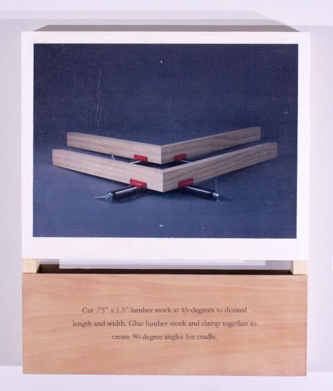 Panel 1, image transfer on wood by Ryan Erickson