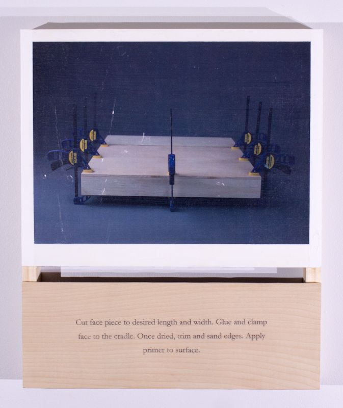 Panel 2, image transfer on wood by Ryan Erickson